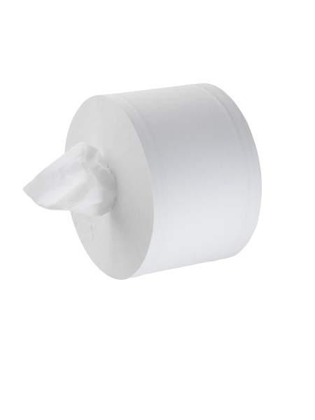 Toaletný papier Jumbo so stredovým odvíjaním, priemer 19cm, 51895S, celulóza, 2vrst., 180m, 6ks