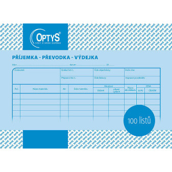 OP 1042 Príjemka prevodka výdajka A5 100 listov