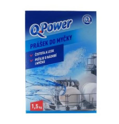 Q power pre umývačky - Prášok 1,5 kg