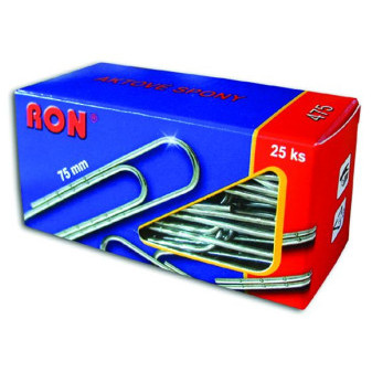 Spony 475/75mm 25ks aktové RON