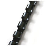 Plastové chrbty - 6 mm, čierne, 100 ks 609.032