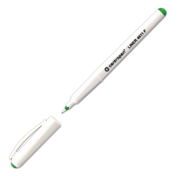 Popisovač Centropen 4611 F zelená šírka 0,3mm