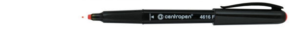 Popisovač Centropen 4616 na CD/DVD červená šírka 0,6mm
