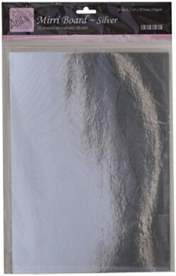 Kartón A4, papier strieborný zrkadlový, 20listov, 250g