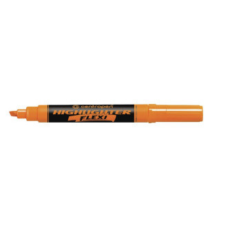 Zvýrazňovač Centropen flexi 8542 oranžový