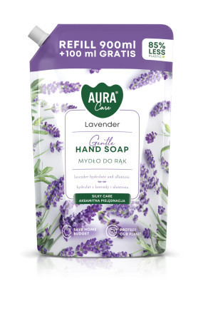 Levanduľové mydlo na ruky 1000 ml náhradná náplň AHS-002-002 AURA Care