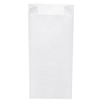 Papierové vrecko desiatové biele 14+7x28 cm - 100 ks
