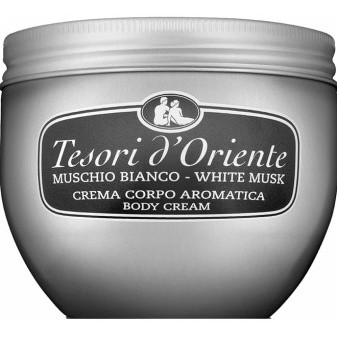 Tesori d'Oriente telový krém Muschio Bianco White Musk, 300 ml