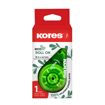 Kores ECO Roll on, zelený 15 mx 4,2 mm 84720