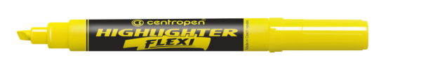 Zvýrazňovač Centropen flexi 8542 žltý