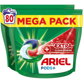 Ariel Plus kapsule Extra Clean krabica 80ks