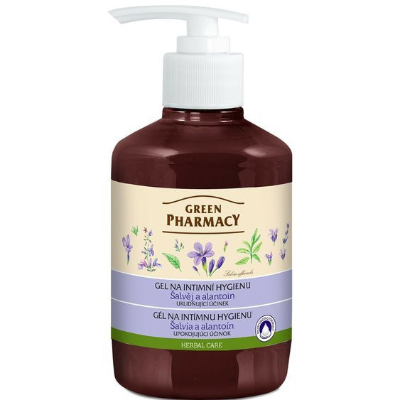 GREEN PHARMACY gél na intímnu hygienu s upokojujúcim účinkom 370ml