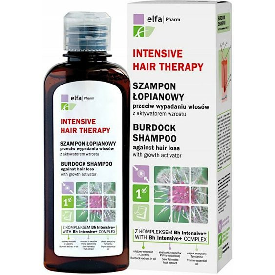 Elfa pharm lopúchový šampón proti vypadávaniu vlasov s rastovým aktivátorom 200 ml