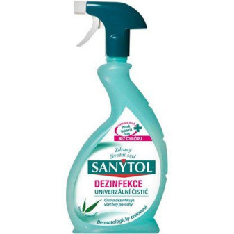 Sanytol dezinfekcia univerzálny čistič 500 ml sprej bez chlóru