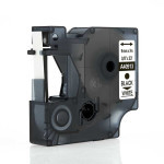 Alternatívna páska Dymo 40913, S0720680 / 41913, 9mm x 7m čierna tlač / biely podklad
