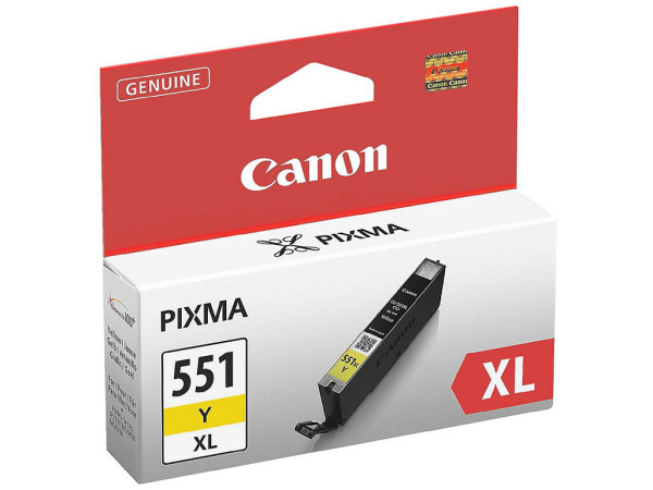 Canon CLI-551 XL Y originálny cartridge yellow pre Pixma iP7250, MG5450, MG6350 veľká