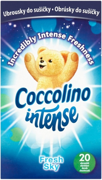 Coccolino Intense Fresh Sky vonné obrúsky do sušičky 20 ks-dopredaj