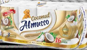 Toaletný papier Almusso Coconut 3vrs., 16ks v balení,
