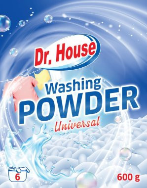 Prací prášok Dr.House Universal 6 dávok 600g