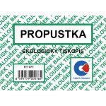 BA ET 077 Priepustka A7 50 listov