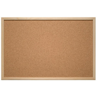Eurosupplies korková tabuľa drevený rám 40x30 cm