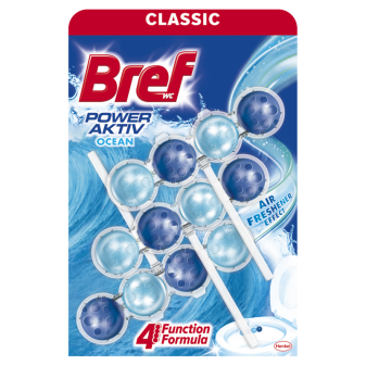 WC Bref power aktív ocean 3x50g