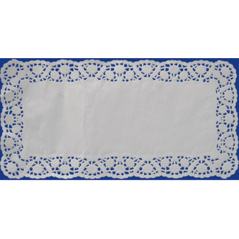 Čipka papierová 25 x 38 cm hranatá 1 ks Gastro