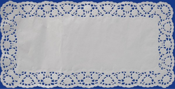 Čipka papierová 25 x 38 cm hranatá 1 ks Gastro