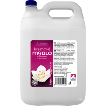 LAVONEA krémové mydlo Kašmír&Orchidea 5L 10044