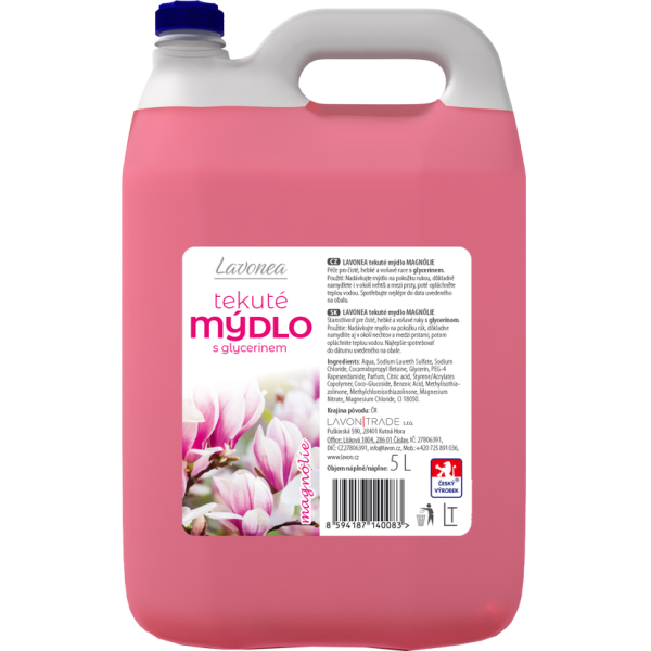 LAVONEA tekuté mydlo MAGNÓLIE 5L 10017