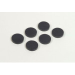 Magnet 850/26 priemer 2,6 cm čierny 12ks RON