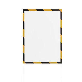 Magnetoplan Magnetofix magnetický rámček A4 bezpečnostný žlto-čierny (5ks)