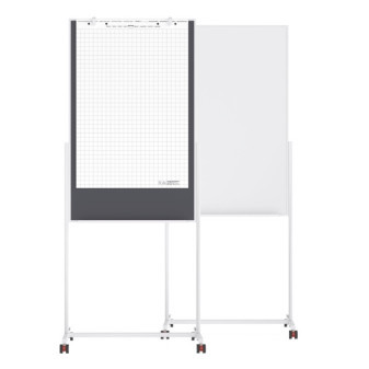 Magnetoplan mobilné Design-Multifunkčná tabuľa 3-v-1