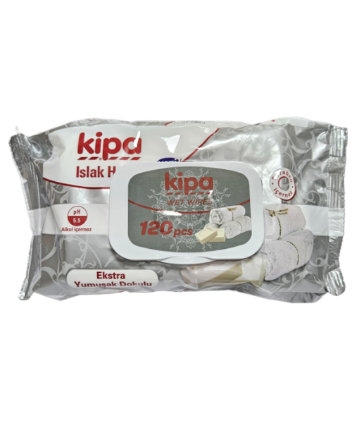 Kipa vlhčené obrúsky mydlo 120 ks