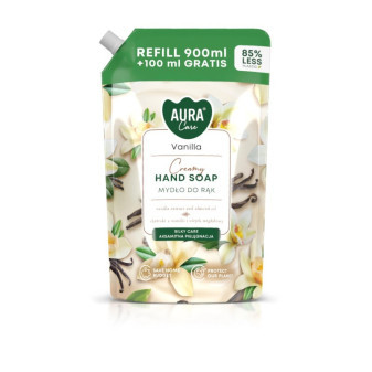 Vanilkové mydlo na ruky 1000 ml náhradná náplň AHS-002-003 AURA Care