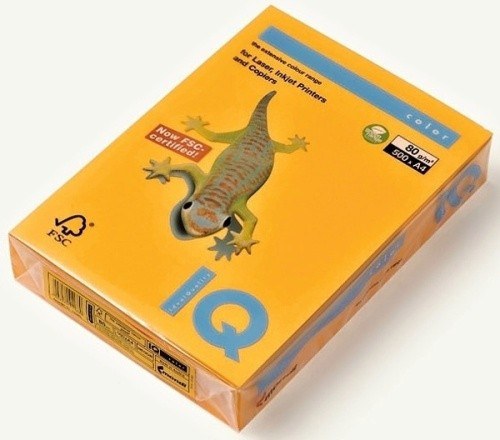 Farebný papier IQ NEOOR - A4 80g oranžová neónová 500 listov IQC480/N/NEOOR - dopredaj