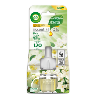 AIR WICK osviežovač vzduchu 19ml elektrická náplň Biele kvety frézie Ivory Freesia Bloom