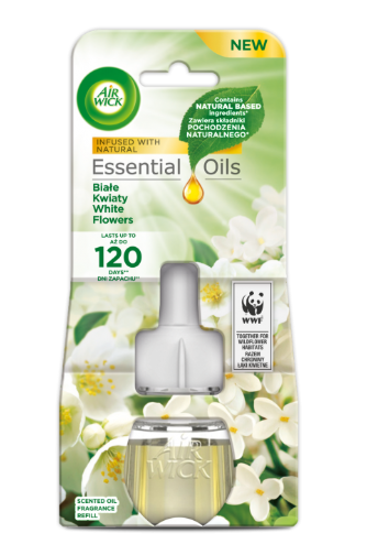 AIR WICK osviežovač vzduchu 19ml elektrická náplň Biele kvety frézie Ivory Freesia Bloom