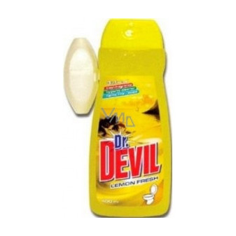 Dr.Devil WC gél s košíčkom 3v1 Lemon Fresh 400ml