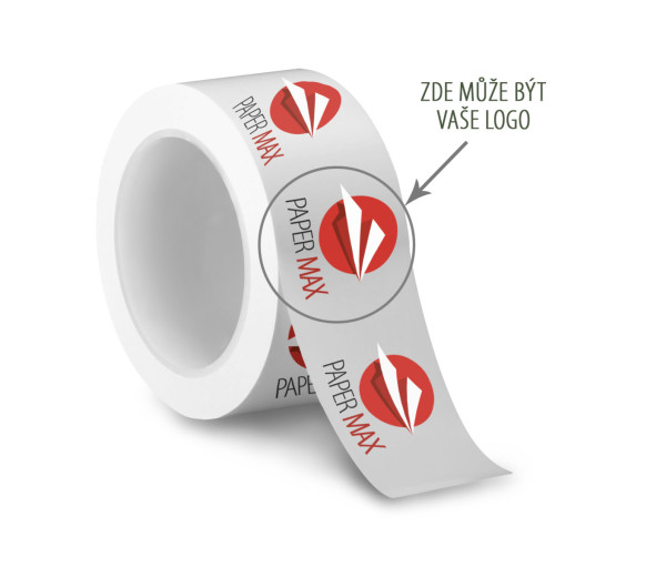 Lepiaca páska s vlastnou potlačou š.48mm, 40mic., 66m