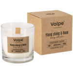 Vonná sviečka s dreveným knôtom YLANG YLANG & RUŽA sn82-000-384 Valpe