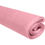 Krepový papier púdrovo ružový 0,5x2m C12 28 g/m2