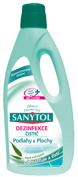 Sanytol univerzálny dezinfekčný prostriedok na podlahy a plochy Eukalyptus 1L