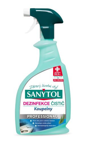 Sanytol dezinfekčný čistič kúpeľne vôňa eukalyptus 750ml