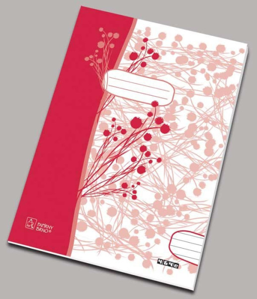Zošit 464 bezdrevný papier A4, linka, 60 listov