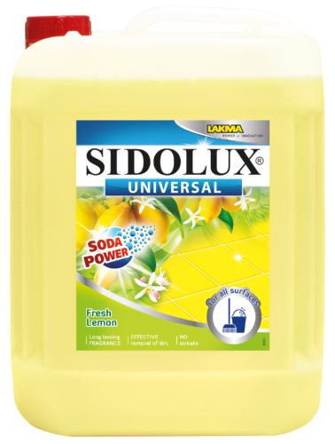 SIDOLUX univerzálny čistič SODA POWER FRESH LEMON 5L