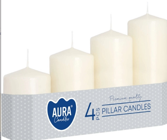 Adventné sviečky schody 50/4 krémová sw50/4-011