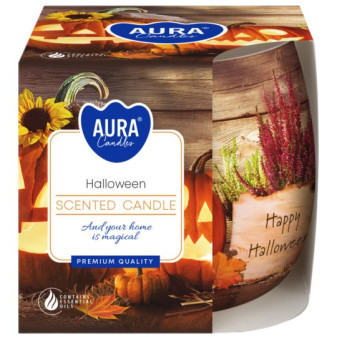 Vonná sviečka v skle Halloween SN71s-466 Aura